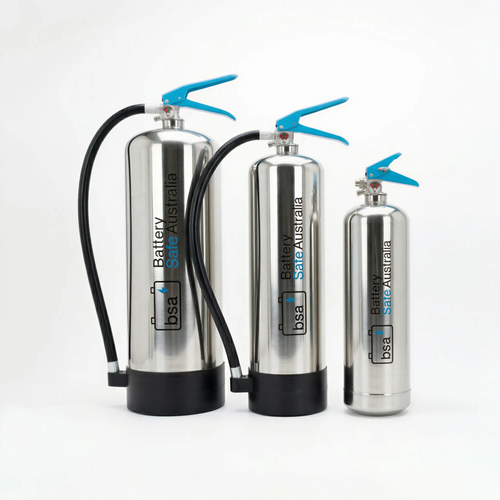 BSA Lithium battery fire extinguisher